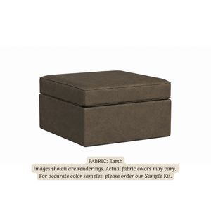 Storage Ottoman with Serving Tray