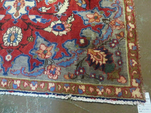 4' X 6' Antique Handmade India Floral Oriental Wool Rug Vegetable Dyes #120