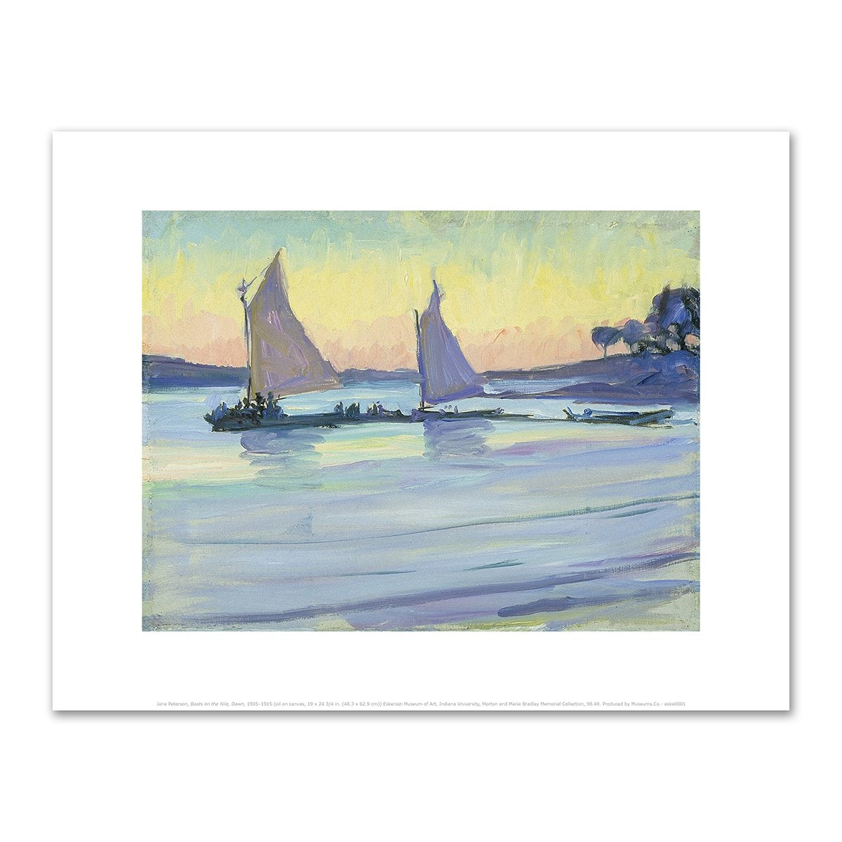 Boats on the Nile, Dawn by Jane Peterson