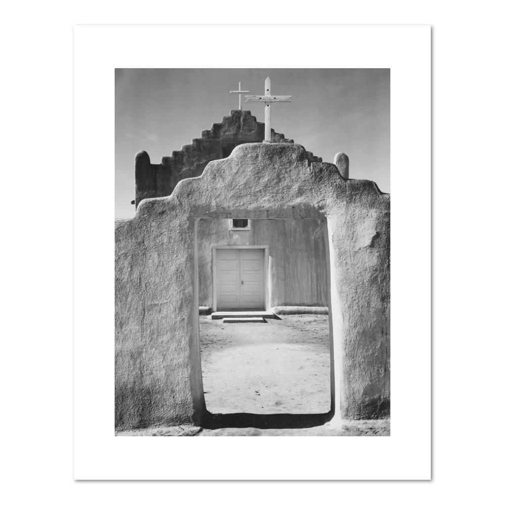 Church, Taos Pueblo by Ansel Adams