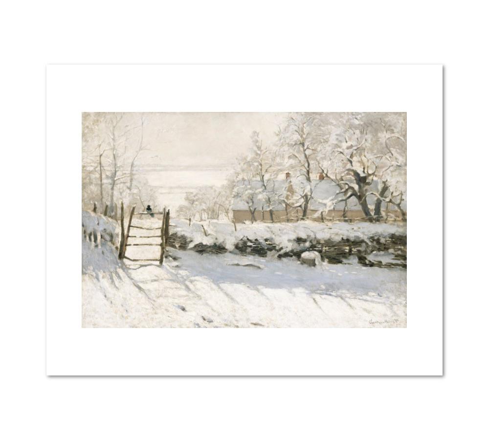 The Magpie by Claude Monet