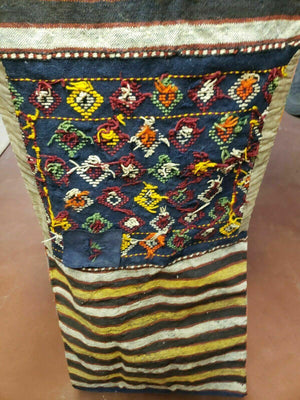 2' X 4' Handmade Turkish Tribal Kilim Wool Rug Double Saddle Bag Khorjin Nice