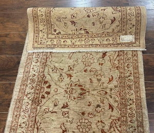 Peshawar Runner Rug 3 x 9.7, Pakistani Oriental Runner Rug, Vintage Rug for Modern Home, Runner for Hallway or Kitchen, Oushak Runner