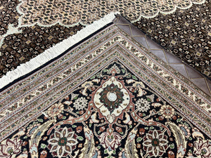 Exquisite Persian Tabriz Rug - 10x13, 400 KPSI, Herati Pattern
