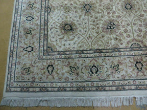 6' X 9' Vintage Fine Handmade Pakistan Oriental Floral Wool Rug Carpet Nice