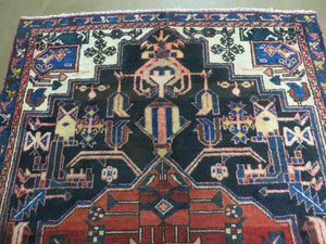 4' X 7' Antique 1920 Handmade Turkish Anatolian Wool Rug Veg Dye Nice