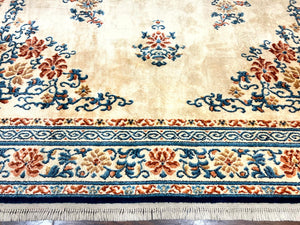Karastan Rug 10x14 Chinese #718, Vintage Original 700 Series Wool Pile Karastan Carpet, Asian Oriental Rug, Rare