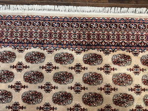 Karastan Rug 8.2 x 11.6 Beige Bokhara, Wool Pile, Vintage Discontinued Karastan Area Rug, Belgium Power Loomed Rug
