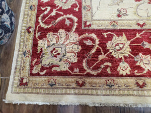 9x12 Rug, Peshawar Rug, Room Sized Rug, Pakistani Rug, Oushak Rug, Vintage Rug, Dining Room Rug, 9x12 Area Rugs, Neutral Rug, Nursery Decor