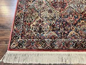 Karastan Rug 4x6 Multicolor Panel Kirman Rug #717, Wool Karastan Carpet, Original Collection 700 Series, Vintage, Rare Size
