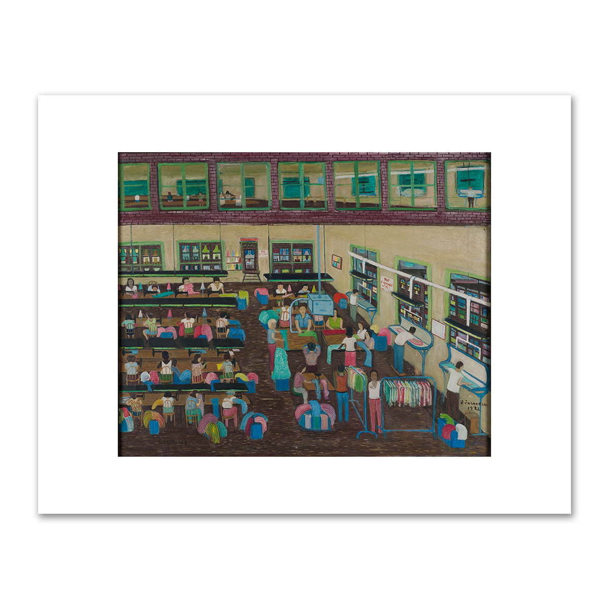 Dress Shop Study by Ralph Fasanella