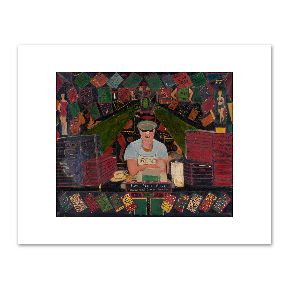 News Dealer No. 1 by Ralph Fasanella