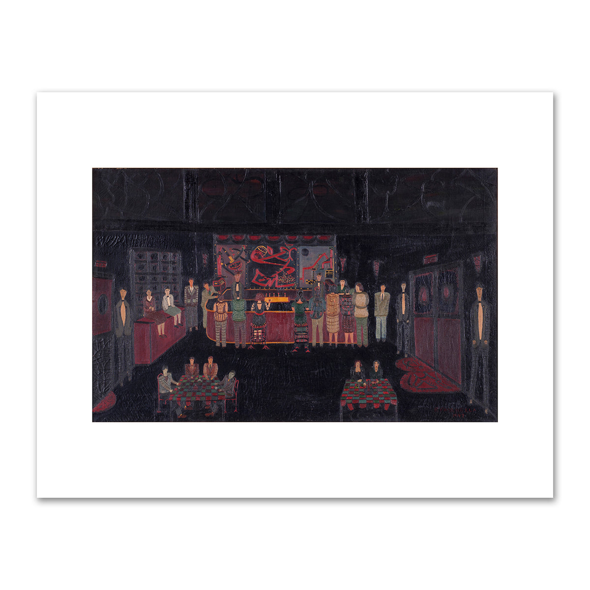 Tony Pastor's Place by Ralph Fasanella