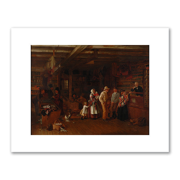 Village Post Office by Thomas Waterman Wood