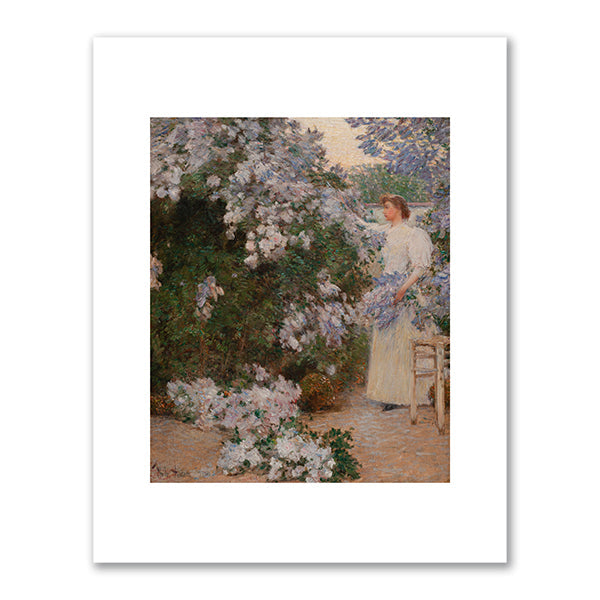 Mrs. Hassam in the Garden by Childe Hassam