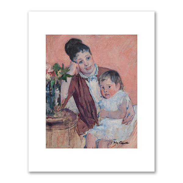 Madame H. de Fleury and Her Child by Mary Cassatt