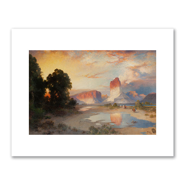 Afterglow, Green River, Wyoming by Thomas Moran