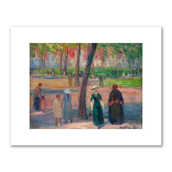 Washington Square---The Green Dress by William Glackens