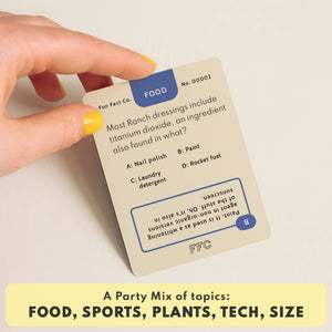 The Party Mix II Trivia Card Game