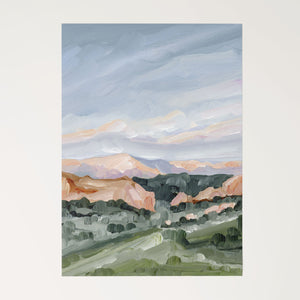 "Garden at Twilight" Art Print