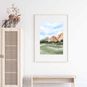 "Garden Walk" Art Print