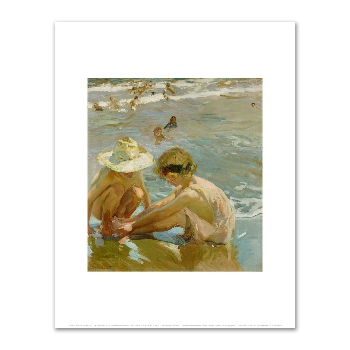 The Wounded Foot by JoaquÃ­n Sorolla y Bastida