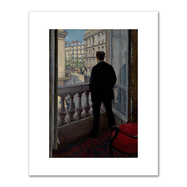 Young Man at His Window by Gustave Caillebotte