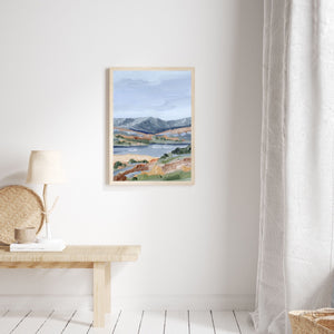 "Glacier Lake" Art Print