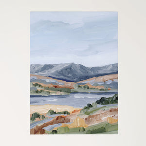 "Glacier Lake" Art Print