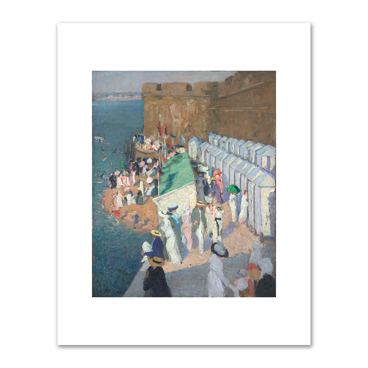 La marée haute a Saint-Malô (High tide at St Malô)  by Ethel Carrick