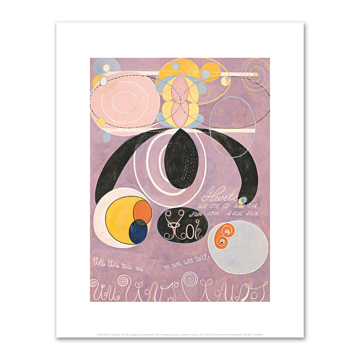Group IV, The Ten Largest, No. 6, Adulthood by Hilma af Klint