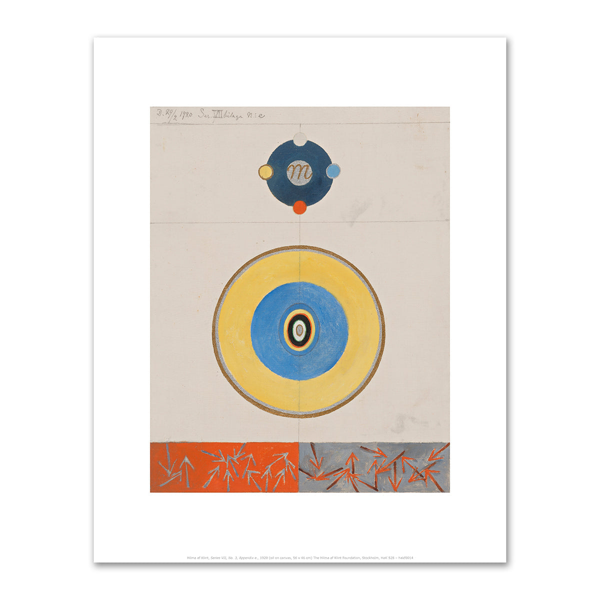 Series VII, No. 3, Appendix e by Hilma af Klint