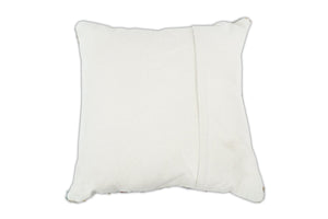 Hand Woven Boho Tribal Accent Mustard and Blue Jute and Wool Pillow, Cushion | PL13