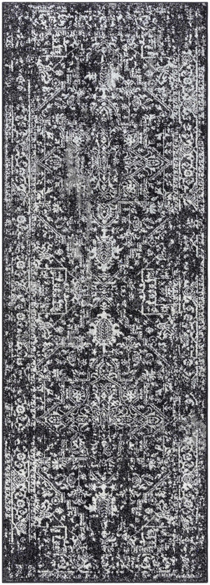 Rachel Black 7ft Runner Rug