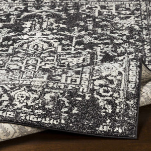 Rachel Black 7ft Runner Rug