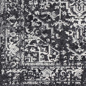 Rachel Black 7ft Runner Rug