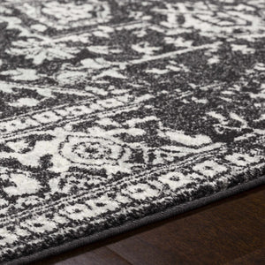 Rachel Black 7ft Runner Rug