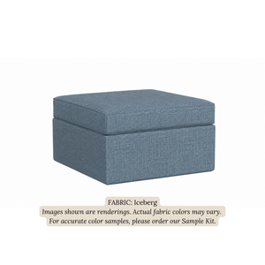 Storage Ottoman with Serving Tray
