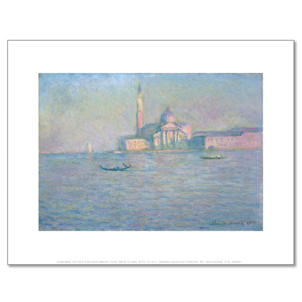 The Church of San Giorgio Maggiore, Venice by Claude Monet