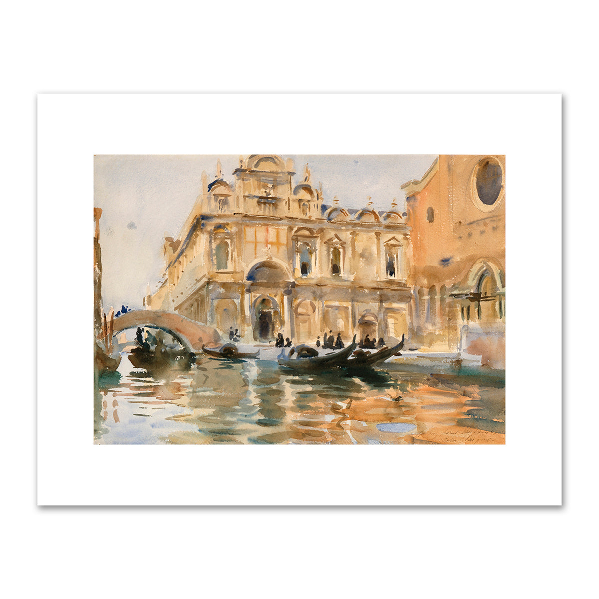 Rio dei Mendicanti by John Singer Sargent