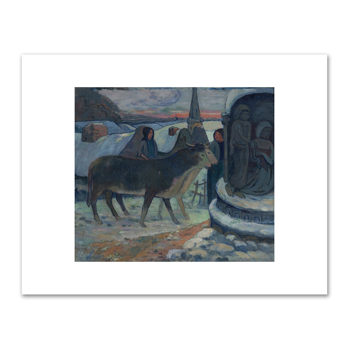 Christmas Night (The Blessing of the Oxen) by Paul Gauguin