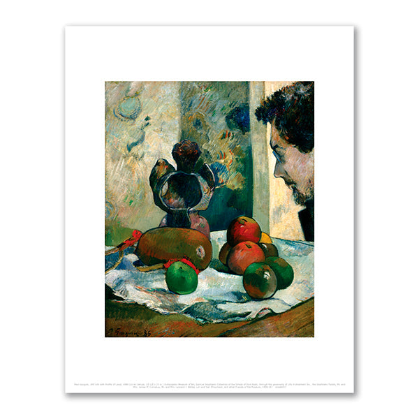 Still Life with Profile of Laval by Paul Gauguin
