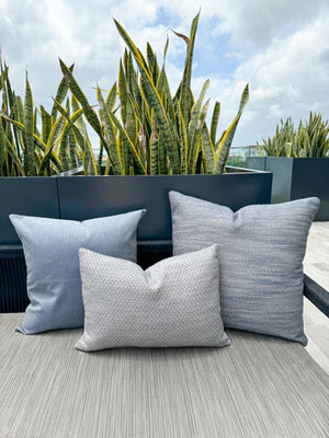 Essential Indigo Blue Indoor Outdoor Pillow