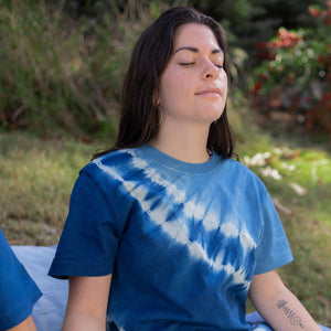 Indigo Hana Regenerative Cotton T-Shirt