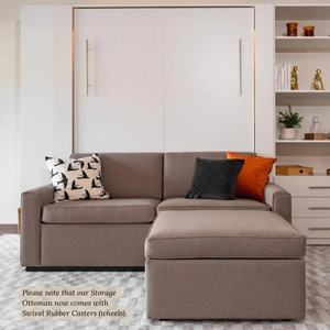 Storage Ottoman with Serving Tray