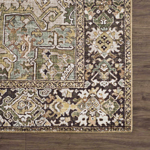 Neyland Sage Green 7ft Runner Rug