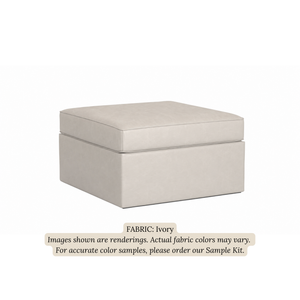 Storage Ottoman with Serving Tray