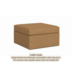 Storage Ottoman with Serving Tray