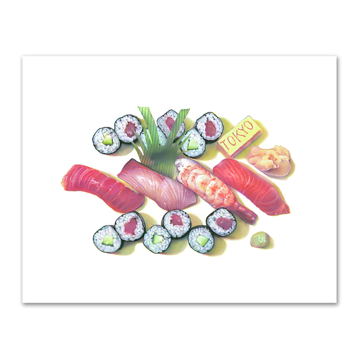 Tokyo Sushi Plate by Kirsten Söderlind