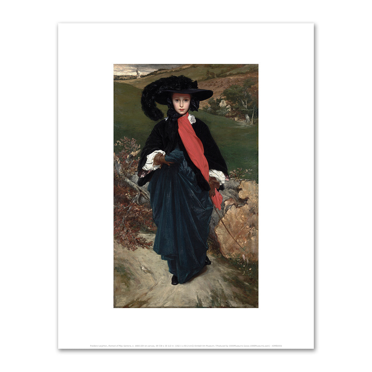 Portrait of May Sartoris by Frederic Leighton